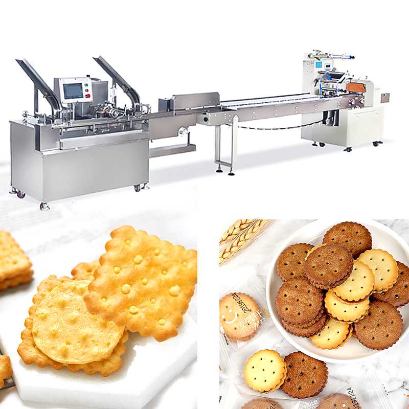 Vegetable Cookies Sandwich Biscuit Machine 220V380V With Siemens Motor