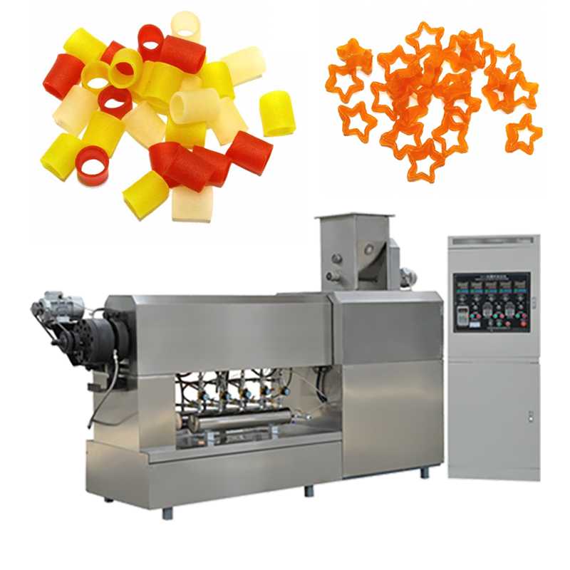 CE ISO 100-400kg/h Dough Forming Single Screw Extruder Machine Green Food Equipment