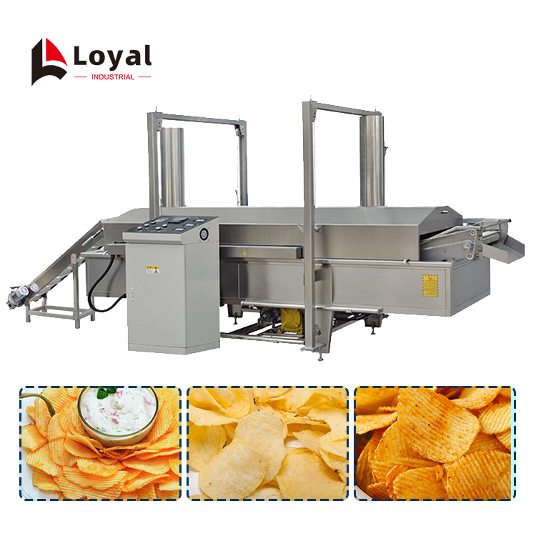 How fresh potato chips are produced